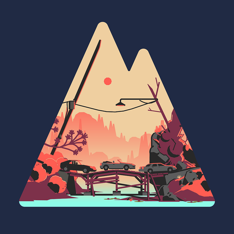 Road Quest Mountain Tee